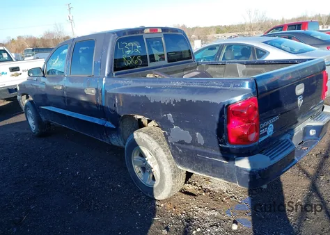 2007 Dodge Dakota Slt from USA, damaged, VIN 1D7HE48K67S107608